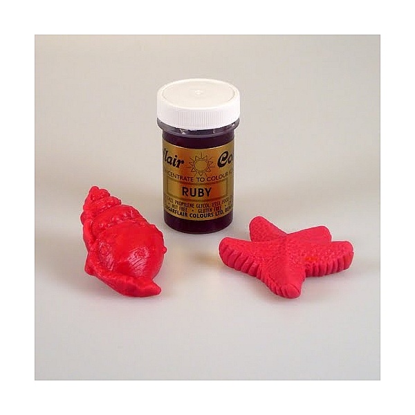 Colorant Pasta/Gel - RUBY / Rubin &ndash; 25 G &ndash; Sugarflair - Anyta Cooking