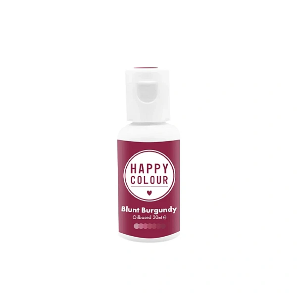 Colorant pt Ciocolată ,Crema de Unt etc.- BLUNT BURGUNDY , 20 ml- Happy Colour