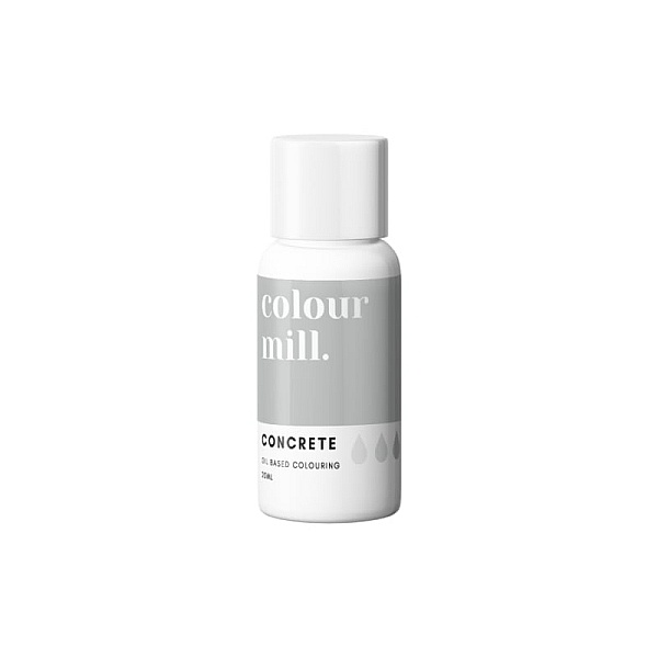 Colorant pt Ciocolată ,Crema de Unt etc.-Concrete, 20 ml-Colour Mill - Anyta Cooking
