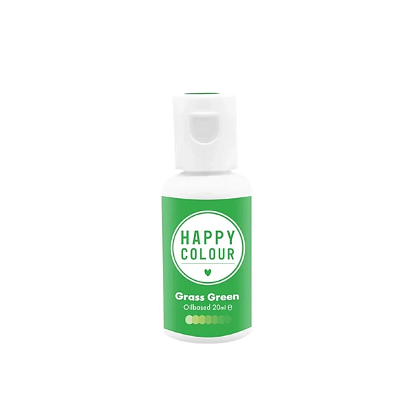 Colorant pt Ciocolată ,Crema de Unt etc.- GRASS GREEN, 20 ml- Happy Colour