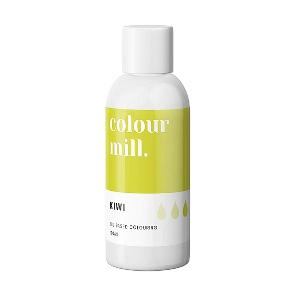 Colorant pt Ciocolată ,Crema de Unt etc.- Kiwi , 100 ml-Colour Mill - Anyta Cooking