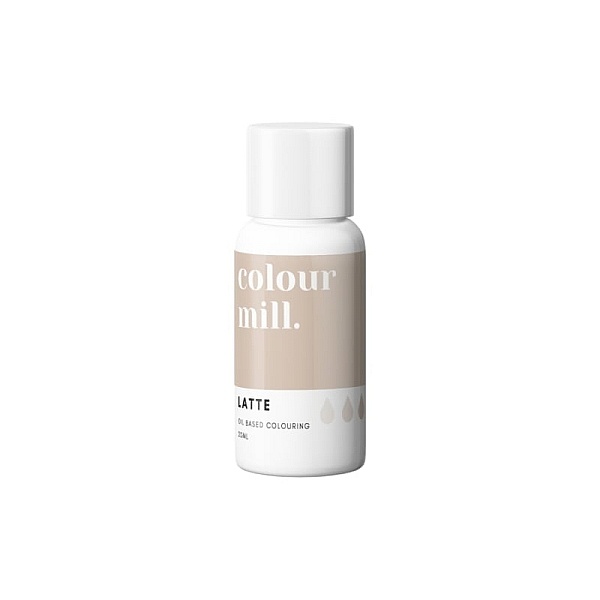 Colorant pt Ciocolată ,Crema de Unt etc.-Latte, 20 ml-Colour Mill - Anyta Cooking