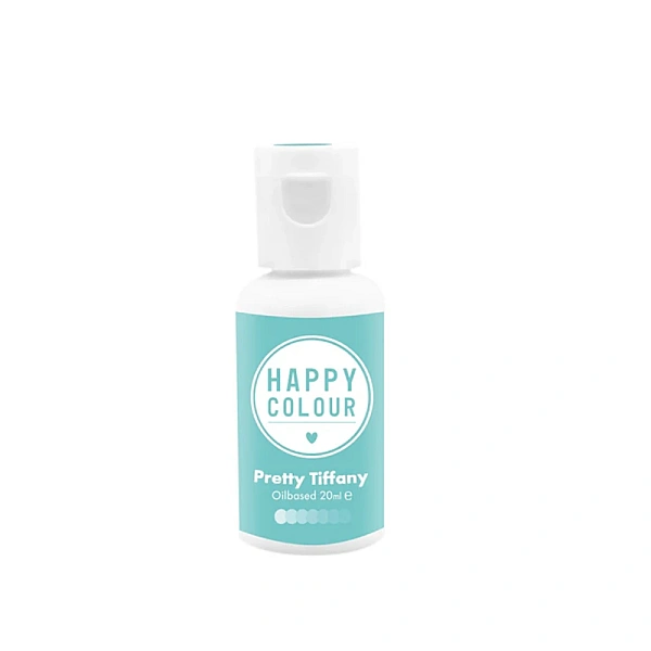 Colorant pt Ciocolată ,Crema de Unt etc.- PRETTY TIFFANY, 20 ml- Happy Colour