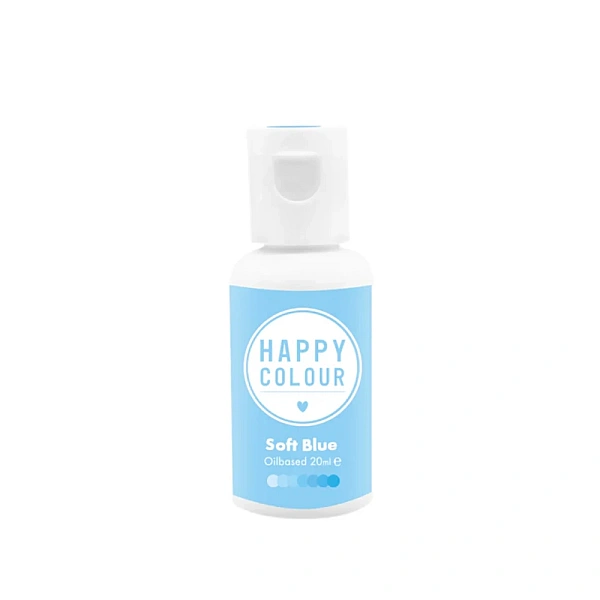 Colorant pt Ciocolată ,Crema de Unt etc.- SOFT BLUE, 20 ml- Happy Colour