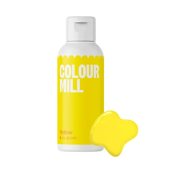 Colorant pt Ciocolată ,Crema de Unt etc.- Yellow , 100 ml-Colour Mill
