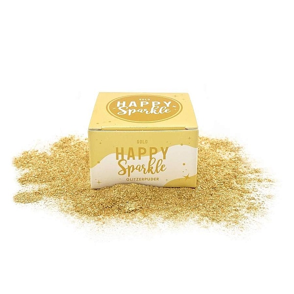 Colorant Pudra Auriu Sclipicios Sparkle Gold, 12 gr - Happy Sprinkles - Anyta Cooking
