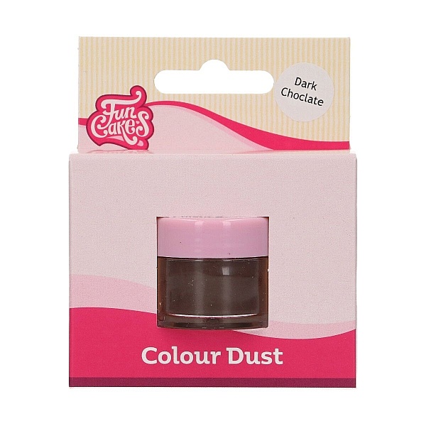 Colorant pudra comestibila &ndash; DARK CHOCOLATE- 1,5 GR -Funcakes - Anyta Cooking