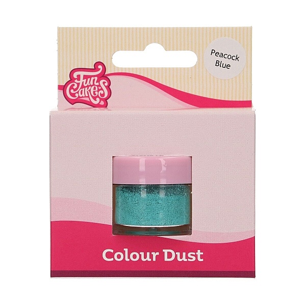 Colorant pudra comestibila &ndash; PEACOK BLUE- 4,5 GR -Funcakes - Anyta Cooking