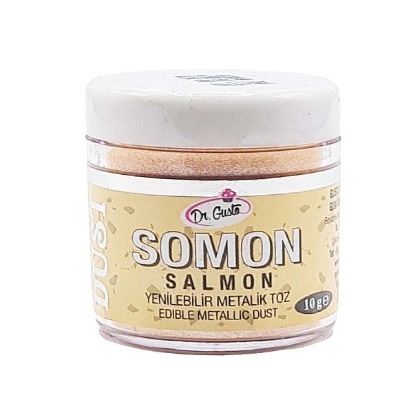 Colorant Pudra Metalizat -Somon / Salmon - 10 gr - Dr gusto - Anyta Cooking
