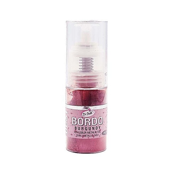 Colorant Pudra Metalizat Spray Pompita - 10 gr - BORDO - Dr Gusto - Anyta Cooking
