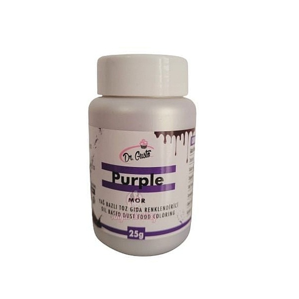 Colorant pudra pt Ciocolata (Liposolubil)-25 gr-Mov/Purple-Dr Gusto - Anyta Cooking