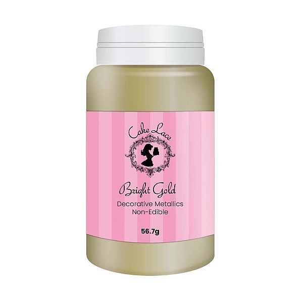 Colorant Pudra pt Decoruri (Non-Edible) - 56 gr - BRIGHT GOLD - Cake Lace - Anyta Cooking