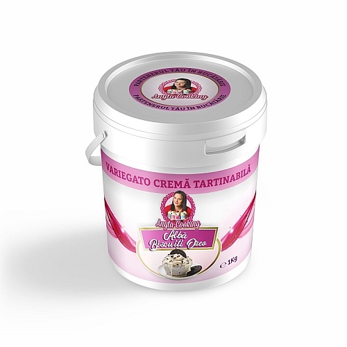 Variegato Cremă Tartinabilă de Ciocolată &ndash; ALBA BISCUITI &ndash; 1 kg &ndash; Anyta Cooking