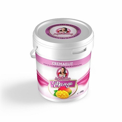 CREMAELIT -Mango- (Cremă tartinabilă gata de utilizat la rece)-1kg-Anyta Cooking