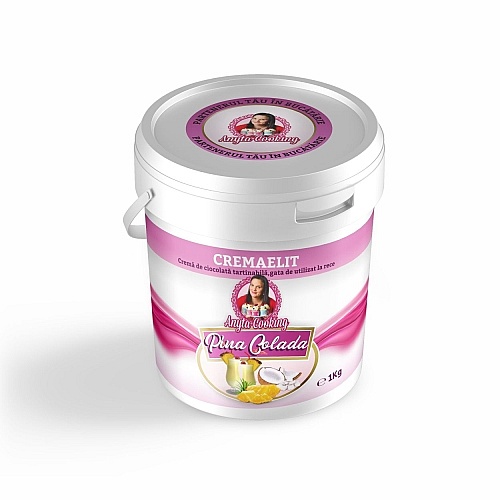 CREMAELIT -Pina Colada- (Cremă tartinabilă gata de utilizat la rece)-1kg-Anyta Cooking
