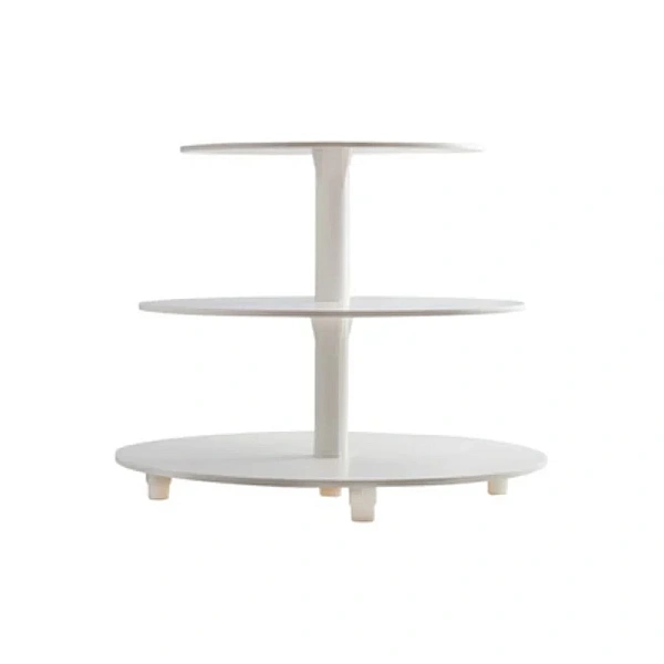 Suport Tort Plastic 3 etaje - 355mm inaltime, 340mm diametru