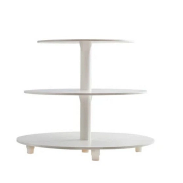 Suport Tort Plastic 3 etaje - 355mm inaltime, 340mm diametru