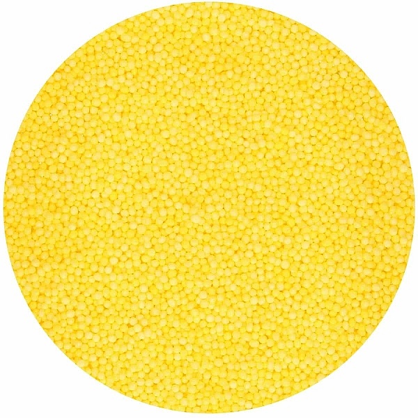 Decor comestibil - Perle mici - YELLOW - 80 gr - Funcakes - Anyta Cooking