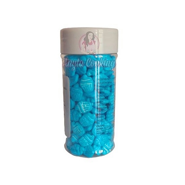 Decor din zahar - Briose Albastre / Cupcake Mavi - 90 gr - Dr Gusto - Anyta Cooking