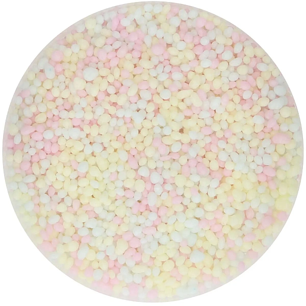 Decor din zahar - DOTS PASTEL - 80 G - Funcakes