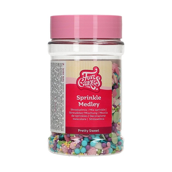 Decor din zahar -SPRINKLE MEDLEY PRETTY SWEET 180 G - FunCakes - Anyta Cooking