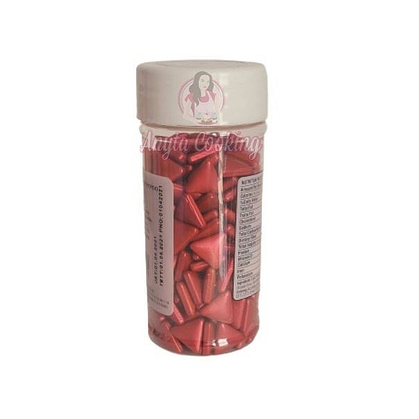 Decor din zahar - Triunghi , Bordo - 90 gr - Dr Gusto - Anyta CookingE171