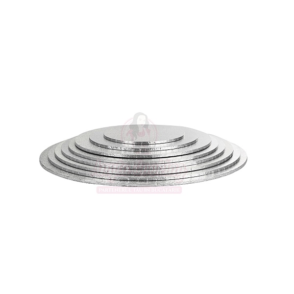 Disc tort rotund Extra Tare ARGINTIU - 5mm - Anyta Cooking