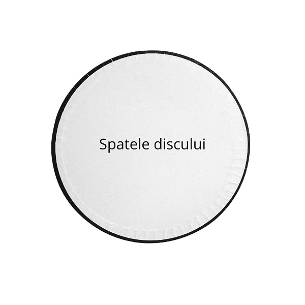 Disc tort rotund Extra Tare NEGRU - 5mm - Anyta Cooking