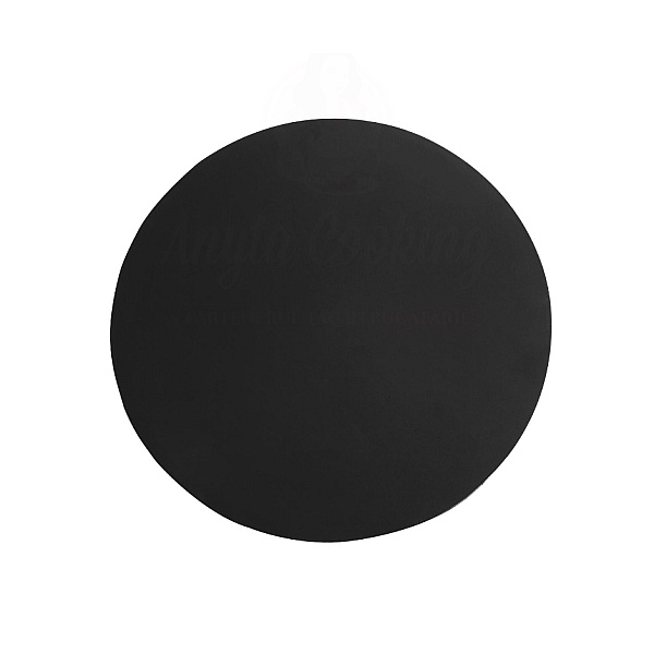 Disc tort rotund Extra Tare NEGRU - 5mm - Anyta Cooking