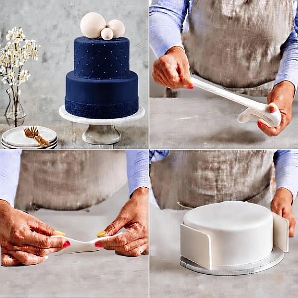 Fondant / Pasta de zahar - ALBASTRU MIDNIGHT - 250g - FunCakes