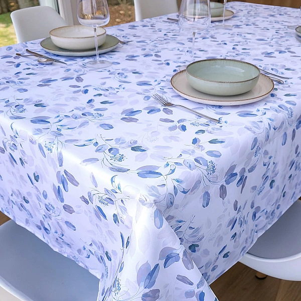 Față de masă antipete Frunze Verzi 240 x 150 cm, poliester impermeabil &ndash; Anyta Cooking