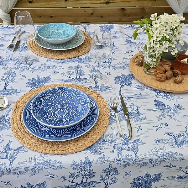 Față de masă antipete Pădure Albastră 240x150 cm &ndash; Anyta Cooking