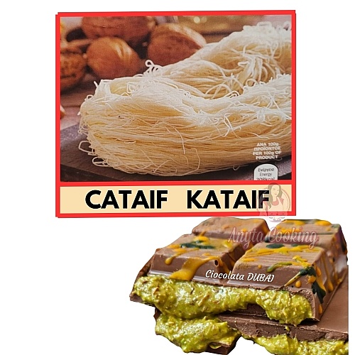 Fidea CATAIF crud (Kataif) Turcesc &ndash; 450 gr -  perfect pentru &uml;Ciocolata Dubai&uml; - Anyta Cooking