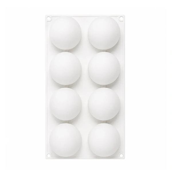 Formă de Silicon -  rotund - 6 cm diametrul - Adancime 5 cm 