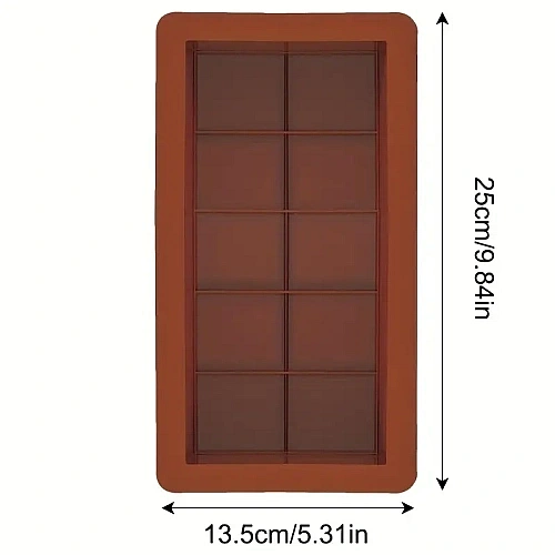 Forma din Silicon pentru Tableta de Ciocolata (Dubai) - 25x13 cm, Ad&acirc;ncime 2 cm
