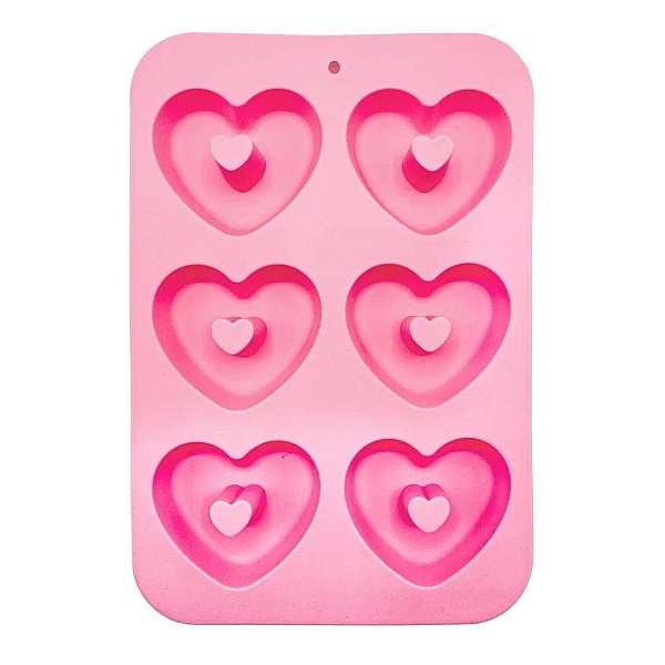 Forma de Silicon Donut Hearts - Anyta Cooking	