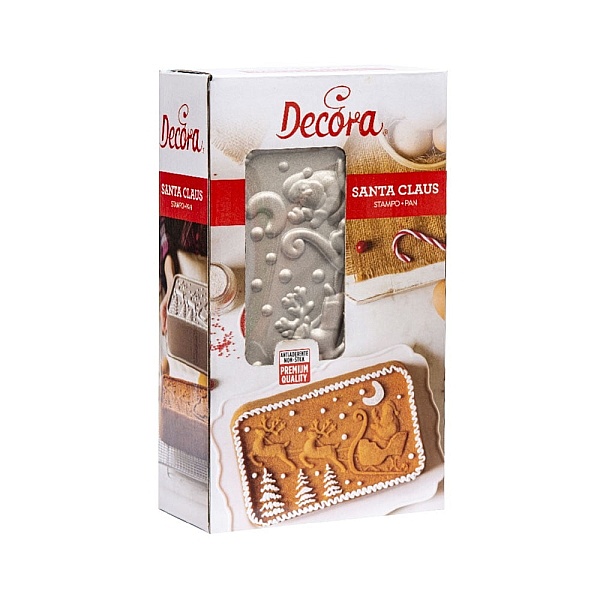 Forma pentru tort - MOS CRACIUN - 27 x 15 xh 5.8 cm - Decora - Anyta Cooking