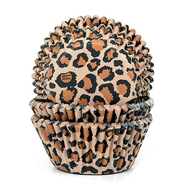 Forme de copt brioșe Leopard - 50 buc - House of Marie - Anyta Cooking