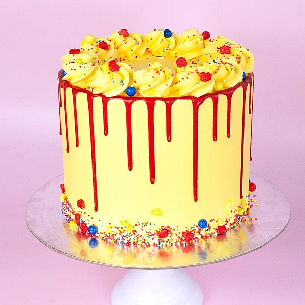 Glazură Drip pentru Tort - Happy Drip Cherry Red (Roșu Cireșe) - 130g - Happy Sprinkles