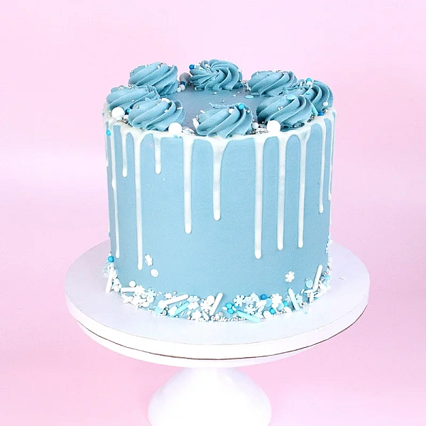 Glazură Drip pentru Tort - Happy Drip Creamy White (Alb Cremos) - 130g - Happy Sprinkles