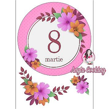 Imagine Comestibila " 8 Martie 3 " - Anyta Cooking - Anyta Cooking