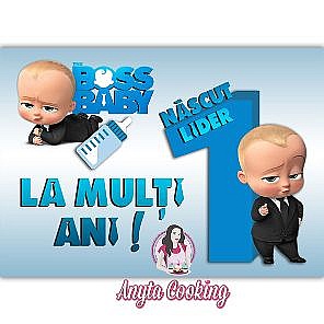 Imagine Comestibila " Boss Baby 02 " - Anyta Cooking - Anyta Cooking