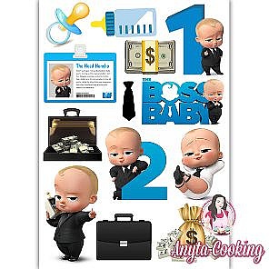 Imagine Comestibila " Boss Baby 07 " - Anyta Cooking - Anyta Cooking