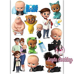 Imagine Comestibila " Boss Baby 08 " - Anyta Cooking - Anyta Cooking