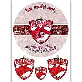 Imagine Comestibila " Fotbal16 FC DINAMO BUCURESTI " - Anyta Cooking - Anyta Cooking