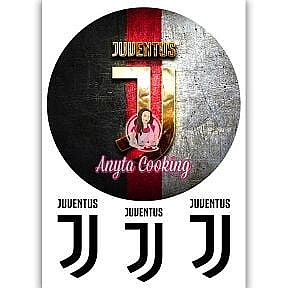 Imagine Comestibila " Fotbal25 JUVENTUS TORINO " - Anyta Cooking - Anyta Cooking