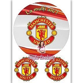 Imagine Comestibila " Fotbal27 MANCHESTER UNITED " - Anyta Cooking - Anyta Cooking