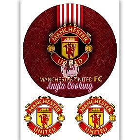 Imagine Comestibila " Fotbal28 MANCHESTER UNITED " - Anyta Cooking - Anyta Cooking