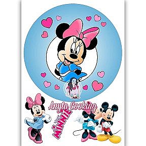 Imagine Comestibila " Minnie Mouse2 " - Anyta Cooking - Anyta Cooking