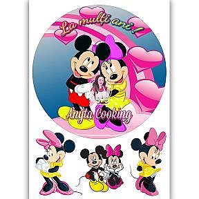 Imagine Comestibila " Minnie Mouse6 " - Anyta Cooking - Anyta Cooking